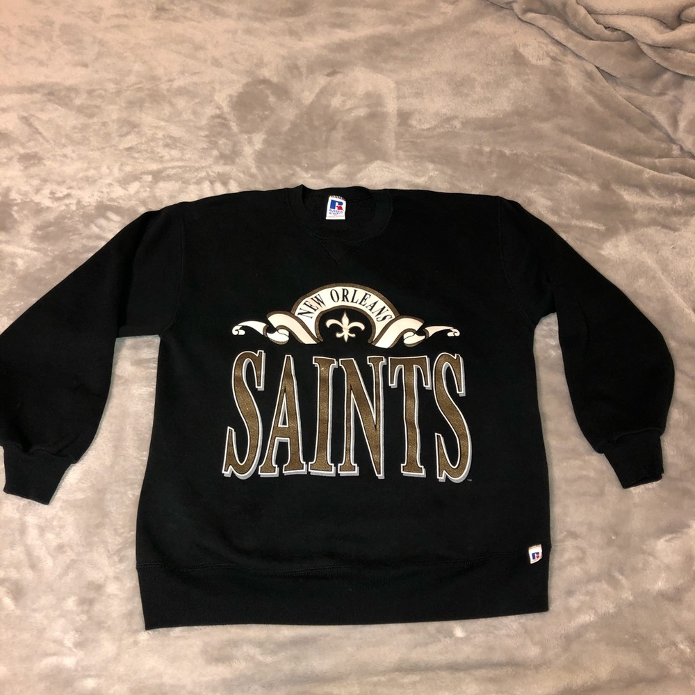 VTG Russell Athletics SAINTS SWEATSHIRT & T-SHIRT
